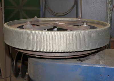 Pump impeller wear rings robotic hardfacing with Stellite